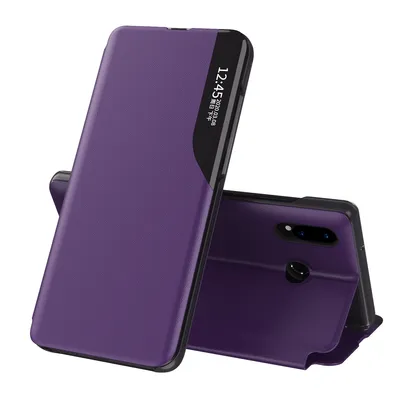 Obrázek produktu pro Pouzdro pro Huawei P20 Lite, Smart View Okénko Flip StojánekPolyuretanKožené Ochranné Pouzdro pro Huawei P20 Lite Fialová