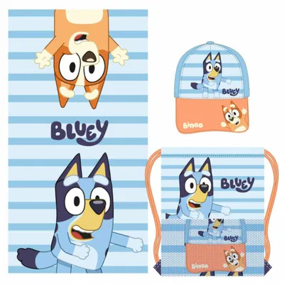 Produktbild von Bluey Set Handtuch +  Tasche +  Mü tze