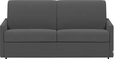 Produktbild von 3-Sitzer-Schlafsofa mit Express-Klappmechanismus aus Stoff – Farbe: Grau – Liegefläche: 140 cm – Matratze 14 cm CALIFE