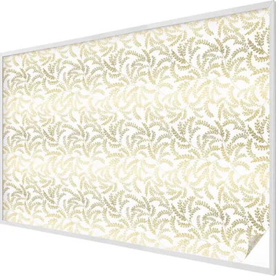 Produktbild von Buntglas Fensterfolie – 146x200 cm – Stained-Glass Design – blickdichte dekorative Sichtschutzfolie – selbstklebend, UV-Schutz – Pflanzenmuster