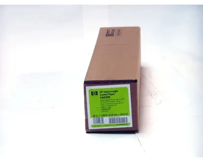 Produktbild von HP Beschichtetes Papier - 609,60 mm x 30,48 m - 130 g/m² - Matt - 90 Helligkeit - Weiß
