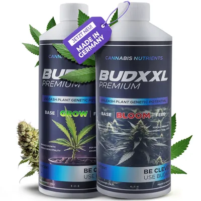 Produktbild von BUDXXL Premium Grow-Dünger je 1 Liter - Grow Bloom - Wachstum Blüte