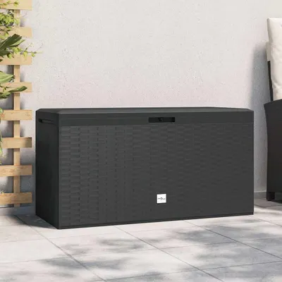 Produktbild von vidaXL Gartenbox Anthrazit 114x47x60 cm