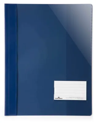Obrázok produktu pre DURABLE 269007 25 DURABLE Schnellhefter   Kunststoff dunkelblau DIN A4 überbreit
