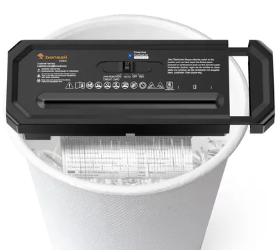 Productafbeelding van Papierversnipperaar papiervernietiger - 6 vellen - P-2 - Zonder opvangbak - Voor papier en creditcards - S125-a