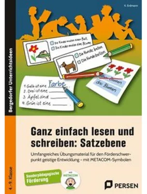 Immagine prodotto di Ganz einfach lesen und schreiben: Satzebene