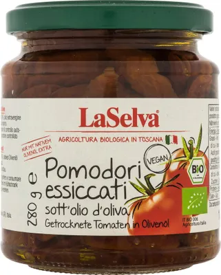 Produktbild von LaSelva Getrocknete Tomaten in Olivenöl - 280g