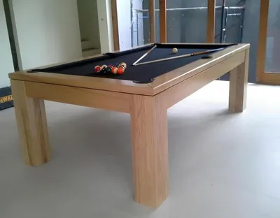 Produktbild von Pooltisch Billardtisch mit Abdeckung Tische Billard 2 i 1 Multifunktionstisch