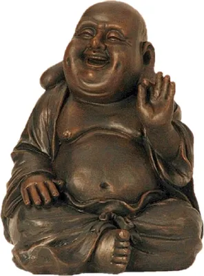 Produktbild von Buddha dunkelbraun sitzt 31 cm Dekofigur