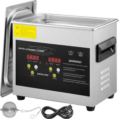 Produktbild von Ultraschallreiniger 3L - Digitale Temperaturregelung mit Timer - Schmuck- und Glasreinigung - Professioneller Reinigungsgerät