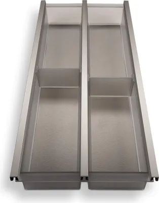 Produktbild von SOTECH Cuisio Besteckeinsatz transluzent grau 473 x 195-220 x 55 mm für 30 cm Schrankbreite