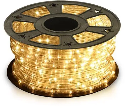 Zdjęcie produktu dla Światło LED w formie taśmy, 20 metrów - Wodoodporna lampa LED - Do montażu zewnętrznego - 240 diod LED - Białe światło