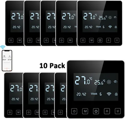Produktbild von 10X SWAREY WIFI Raumthermostat Programmierbar Thermostat FußBodenheizung