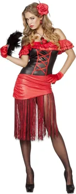 Produktbild von W4530-40 Damen Spanierin Kostüm Flamencokleid Gr.40