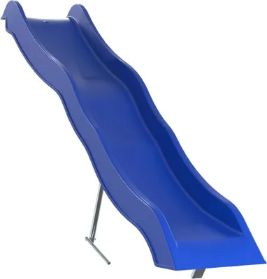 Image de Toboggan de jeu bleu 210x40 cm polypropylène