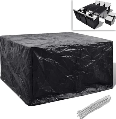 Obrázok produktu pre vidaXL Obal na záhradný nábytok 8 očiek 172x113x73 cm