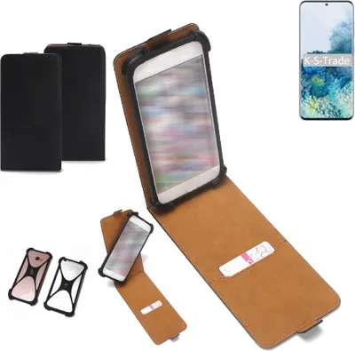 Produktbild von K-S-Trade Handyhülle Schutzhülle kompatibel mit Samsung Galaxy S20 Hülle Case Cover Flip Style Bumper schwarz 1x