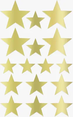 Produktbild von HEYDA Sticker Sterne gold 4005329147210