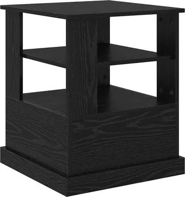 Immagine prodotto di Armadio da Notte Rovere Nero 50 x 50 x 60 cm Legno multistrato