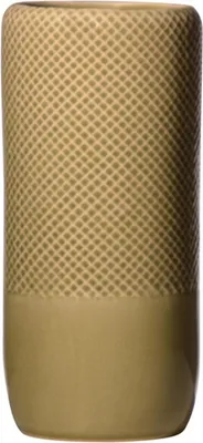 Produktbild von INNA-Glas Vase DANYLO aus Keramik, Rautenmuster, grün-braun, 28cm, Ø13cm - Dekovase