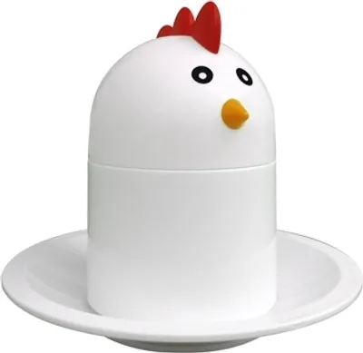 Produktbild von Eierköpfer im Chicken-Design inkl. Eierbecher und Warmhalter  / Eierwärmer / Eierbecher / Eierhalter