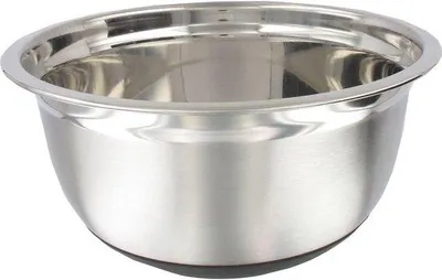 Produktbild von Famanu Rührschüssel mit Antirutschboden - Edelstahl - 24 cm