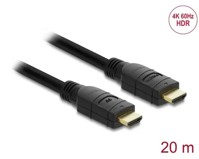 Imagen del producto de Cable HDMI activo Delock, 4K, 60 Hz, 20 metros