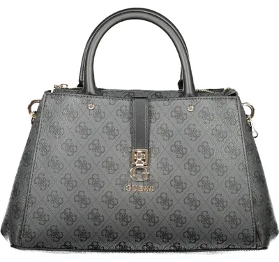 Produktbild von Guess Zamira 4G Logo Handtasche in Coal für Damen – 36x21x11 CM / Coal