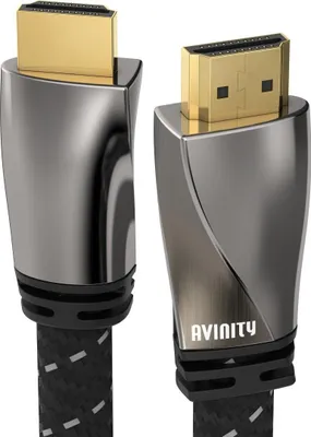 Produktbild von AVINITY High Speed HDMI™-Kabel, St. - St., Filter, oval, vergoldet, Ethernet, 1 m (00107775)
