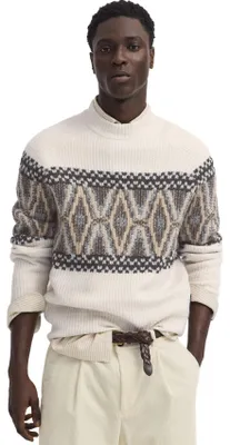 Produktbild von Trui Bugatti turtleneck wit grof gebreid