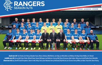 Immagine prodotto di Calcio - Poster - Rangers - Foto di squadra 14/15