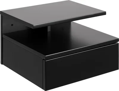Obrázek produktu pro Nachttisch >Randers< in Schwarz aus MDF - 35x22,5x32cm (BxHxT)