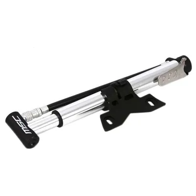 Zdjęcie produktu dla Pompka powietrza Msc Hybrid High Volume Mtb/road Air Pump Silver 130 Psi
