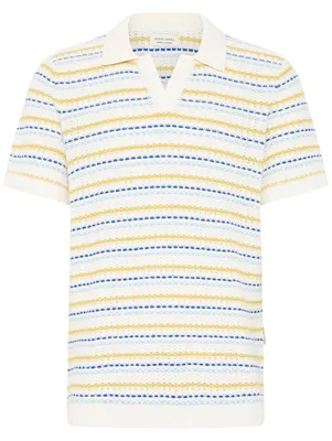 Immagine prodotto di CASUAL FRIDAY Polo a righe con scollo a V e collo a polo, alla moda. Taglia: S