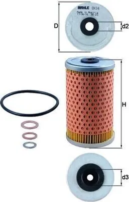 Image de KNECHT OX 34D Ölfilter