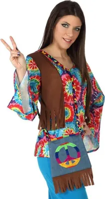 Immagine prodotto di Borsa hippie per adulti colorata - Taglia unica