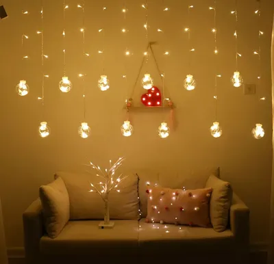 Obrázek produktu pro Závěsná LED světla 3m 108LED multicolour