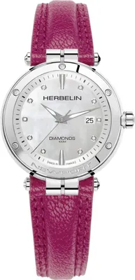 Produktbild von Michel Herbelin 14288/AP89FU Damen-Uhr Newport Analog Quarz Leder-Band