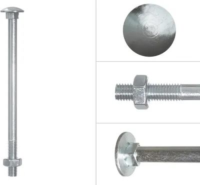 Produktbild von Schlossschrauben Verzinkt M10 x 160 mm - 50 Stück