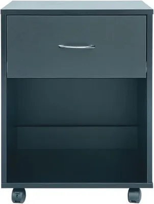 Immagine prodotto di Cassettiera su ruote - Blocco cassetti per scrivania - Per riporre e organizzare - Design mobile - 40 x 45 x 60 cm