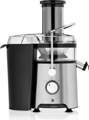 Produktbild von WMF Kult X Entsafter, Schwarz, Edelstahl, 1,8 l, 1,2 l, Drehregler, Kunststoff, Edelstahl, 500 W