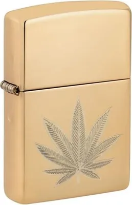 Produktbild von ZIPPO Feuerzeug CANNABIS LEAF DESIGN 60007419
