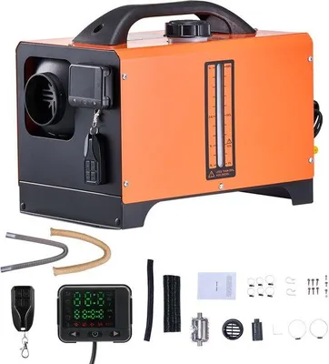 Immagine prodotto di Riscaldatore ad aria diesel da 8 kW, 12-24 V, portatile, con telecomando e display a colori digitale, funzionamento silenzioso, adatto per camper, camion, imbarcazioni e rimorchi