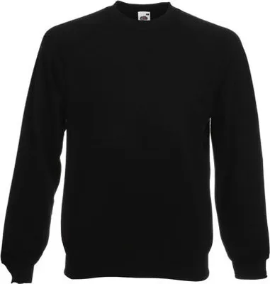 Produktbild von Fruit of the Loom - Classic Raglan Sweat - Black - M
