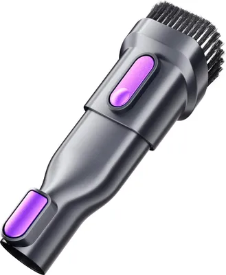 A close-up studio shot of a vacuum cleaner attachment.
