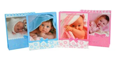 Obrázok produktu pre papierová taška 32 x 28 x 9 cm Krst bábätka 0348