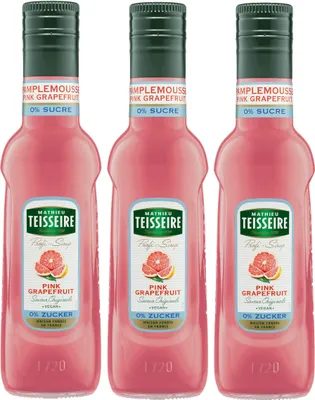 Produktbild von Mathieu Teisseire Getränke-Sirup Pink Grapefruit 0% Zucker 0,25L (3er Pack)