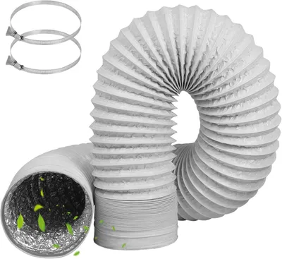 Imagen del producto de Manguera flexible, de 100 mm de diámetro y 2 metros de longitud, para sistemas de ventilación