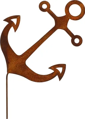 Produktbild von Rost Gartenstecker Anker 53 cm Edelrost Gartendeko maritim Gartendekoration Deko