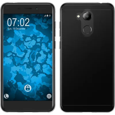 Produktbild von PhoneNatic Case kompatibel mit Huawei Honor 6C Pro - Crystal Clear Silikon Hülle transparent Cover